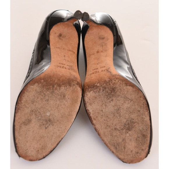 KATE SPADE Giselle Peep-toe Patent Leather Heels - Picture 7 of 8